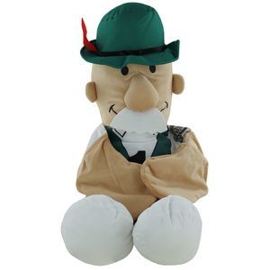 Milwaukee Brewers Racing Sausage Bratwurst Hug-a-Mascot Plush Figure